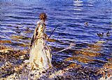 Girl Fishing by John Singer Sargent